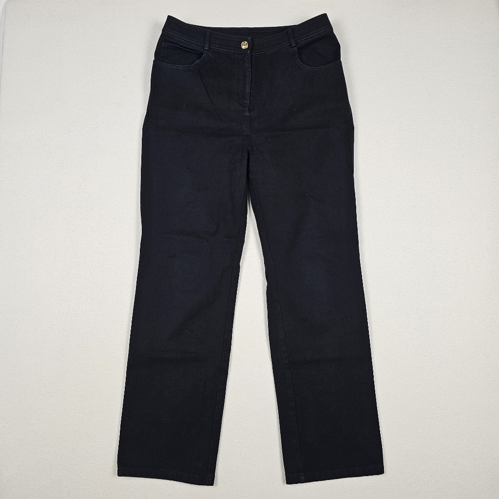 St. John Straight Leg Stretch Denim Size 6